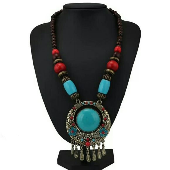 Jewelry - Classic Ethnic Long Vintage Tassel Pendant Necklac